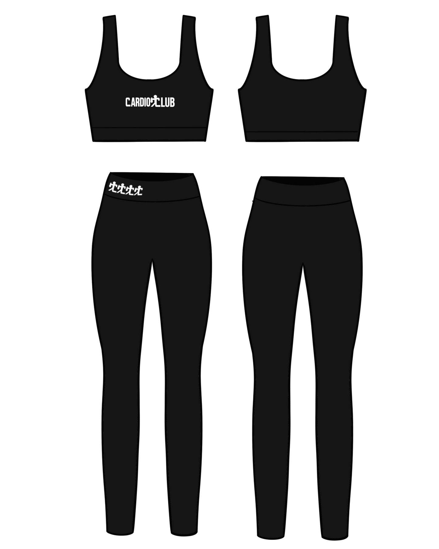 CC WMNS 2 GYM SET BLK