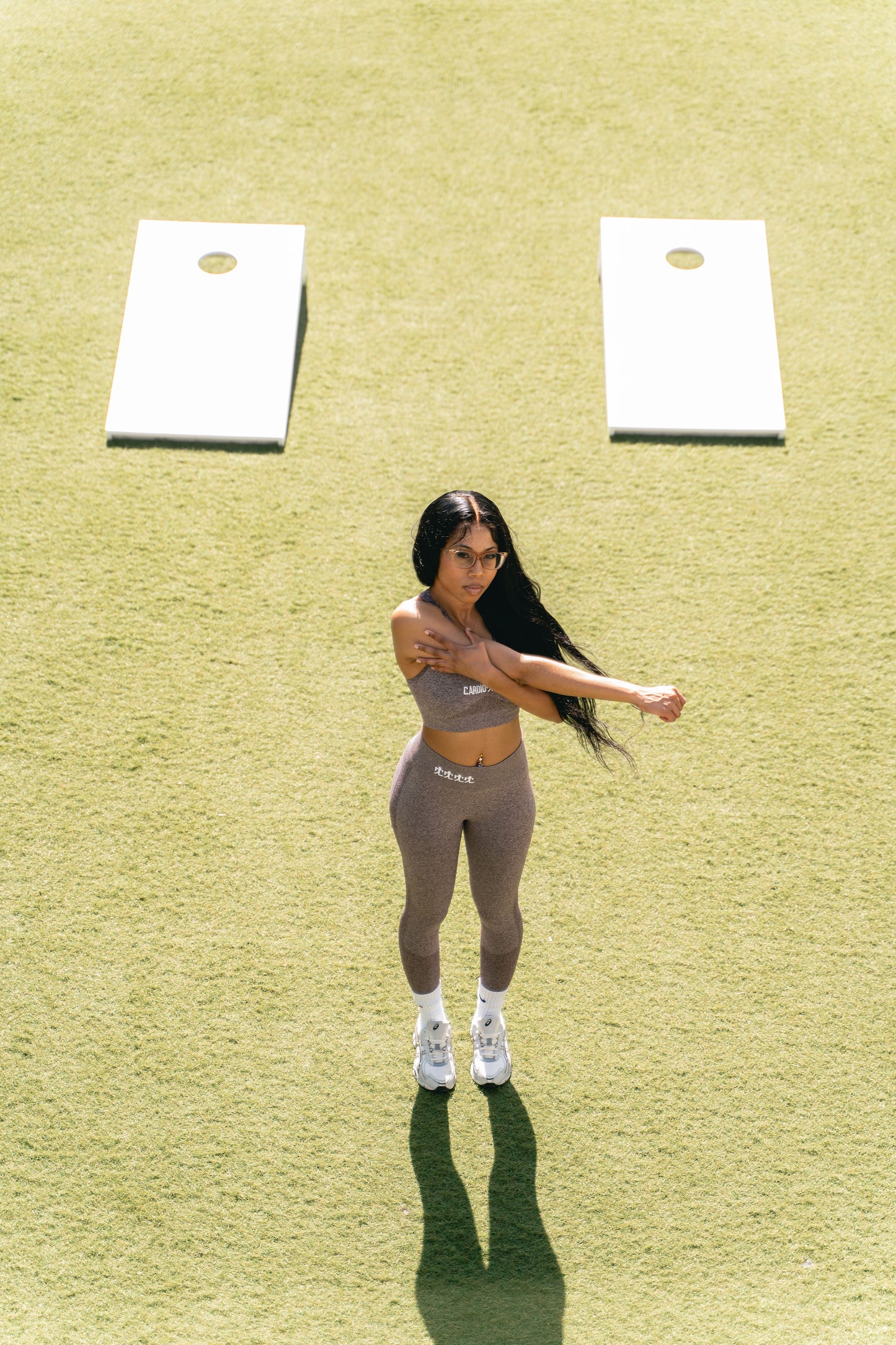 CC WMNS 2 PIECE GYM SET PURPLE